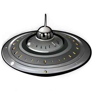 Simple Flying Saucer Sketch Png 06202024 PNG Image