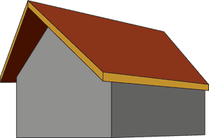 Transparent House Roof Png - Winged Gable Roof, Png Download PNG image with transparent background