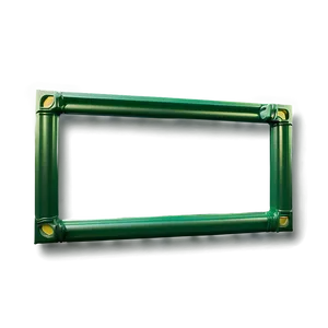 Simple Green Frame Png 06262024 PNG Image