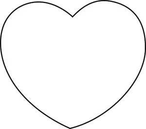 Simple Heart Icon PNG Image