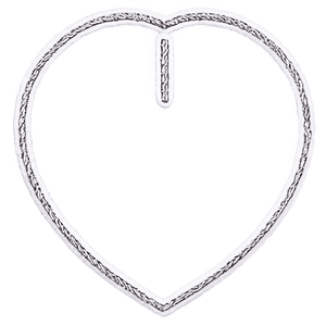 Simple Heart Outline PNG 15 PNG
