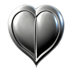 Simple Heart Outline PNG 64 PNG