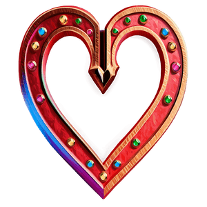Simple Heart Outline PNG drx22 PNG