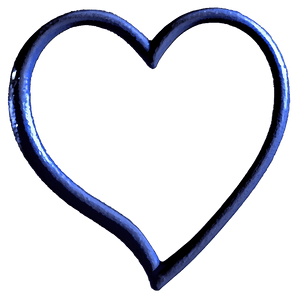 Simple Heart Outline PNG kqu66 PNG