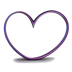 Simple Heart Outline PNG mms3 PNG