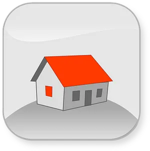 Simple House Icon PNG Image