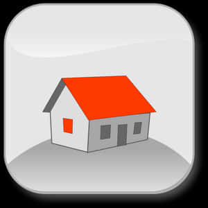 Simple Icon House Design PNG image with transparent background