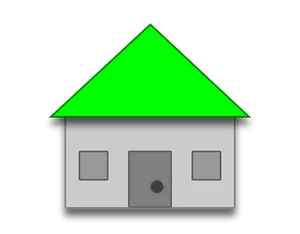 Simple Iconic House Graphic PNG Image