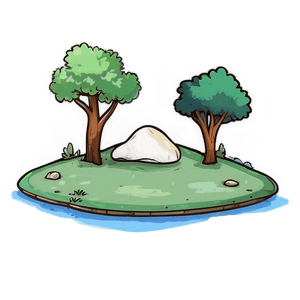 Simple Landscape Sketch PNG cfv24 PNG image with transparent background