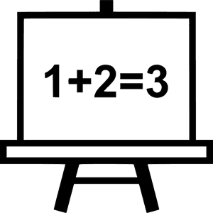 Math Problem Png Clipart Freeuse Download - Math Problem Clipart Black And White, Transparent Png PNG