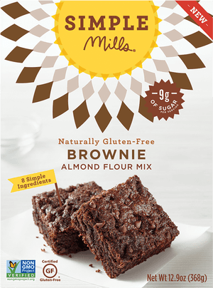 Simple Mills - Brownie Mix - 12 - 9 Oz'Class='lazyload - Simple Mills Brownies, HD Png Download PNG image with transparent background