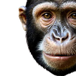 Simple Monkey Face Outline Png Ihl80 PNG Image