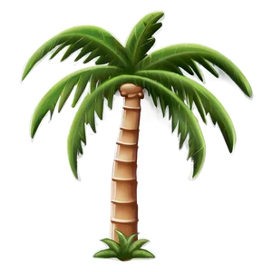 Simple Palm Tree Emoji Png Nkq PNG Image