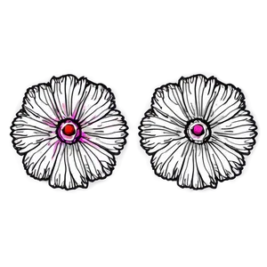 Simple Petal Sketch Png Ifv PNG Image