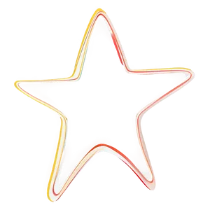 Simple Star Vector Outline Png Wtv2 PNG Image