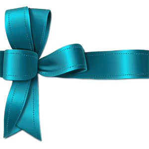 Simple Teal Ribbon Logo PNG 33 PNG