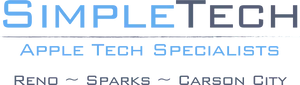 Simple Tech Apple Tech Specialists Logo PNG Image