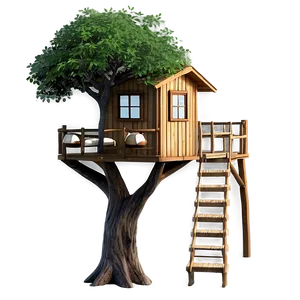 Simple Tree House Png Txb47 PNG Image