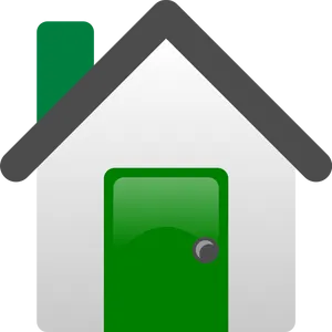 Simple Vector House Icon PNG Image