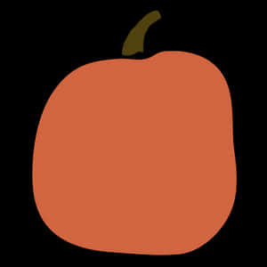 Simple Vector Pumpkin PNG image with transparent background