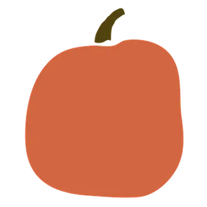 Simple Vector Pumpkin PNG Image