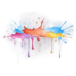 Simple Watercolor Splash PNG 06232024 PNG image with transparent background