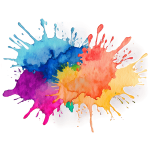 Simple Watercolor Splash PNG 06232024 PNG image with transparent background