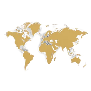 Simple World Map Outline Png Ggj41 PNG Image