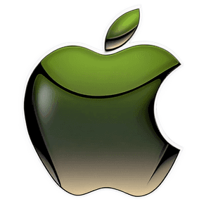 Simplified Apple Logo Outline PNG 10 PNG with transparent background