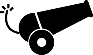 Cannon With Burning Fuse - Loose Cannon, HD Png Download PNG