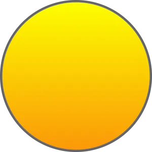 Simplified Cartoon Sun Graphic PNG Image