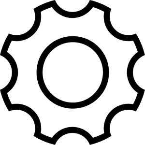 Ios Gear Outline - Electricity Water Gas Icon, HD Png Download PNG image with transparent background