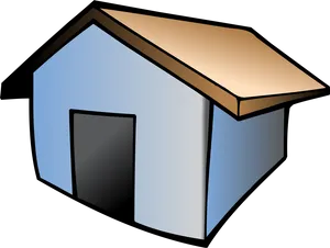 Simplified Home Icon Graphic PNG Image