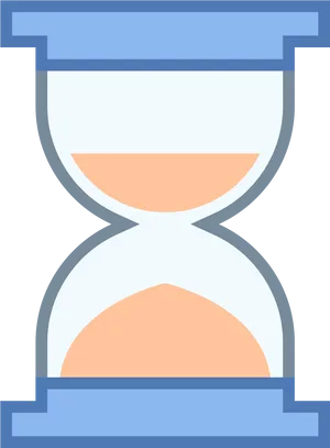 Simplified Hourglass Vector PNG Image