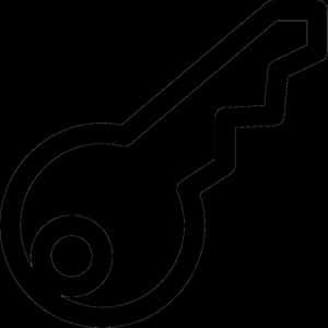 Key Outline - Key Svg Outline Icon, HD Png Download PNG with transparent background