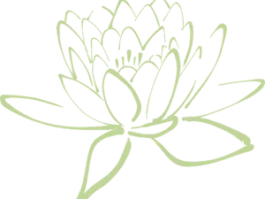 Simplified Lotus Outline PNG Image