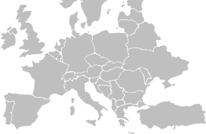 Blank Map Of Europe Png , Png Download - Western Europe Map Vector, Transparent Png PNG image with transparent background