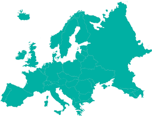 Europe Map Vector Transparent, HD Png Download PNG image with transparent background