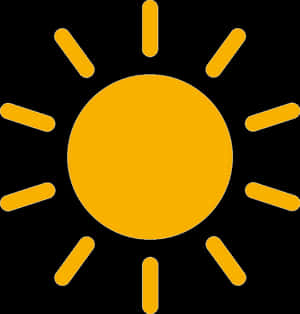 Simplified Sun Icon PNG