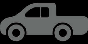 Simplified Vehicle Silhouette PNG image with transparent background