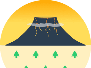 Volcano, HD Png Download PNG image with transparent background