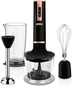 Sinbo Handheld Blender Set PNG Image