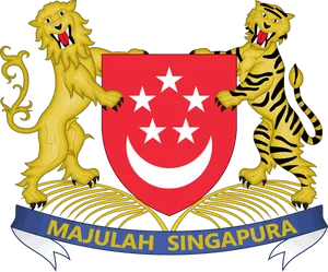 Singapore_ Coat_of_ Arms PNG Image