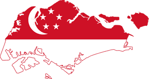 Singapore Flag In Country , Transparent Cartoons - Singapore National Day Map, HD Png Download PNG image with transparent background