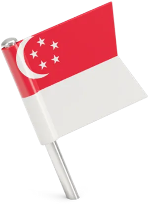 Singapore National Flag Graphic PNG Image