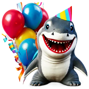 Singing Birthday Shark Clip Png Soh61 PNG Image