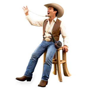 Singing Cowboy Png Qce83 PNG Image