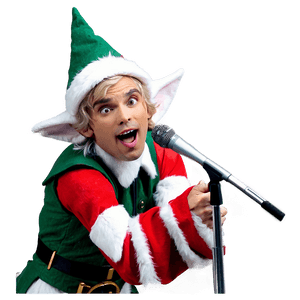 Singing Elf PNG mao PNG image with transparent background