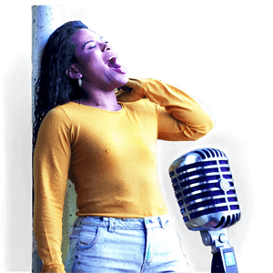 Singing Performance PNG oab PNG