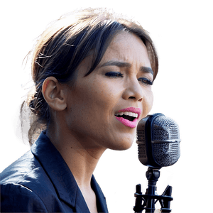 Singing Performance PNG raq PNG with transparent background
